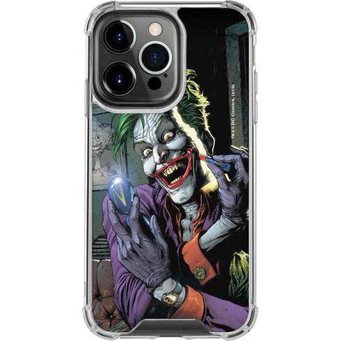 DC Comics The Joker Put on a Smile iPhone 15 Pro Clear Case